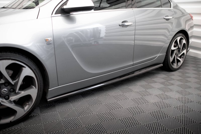 Maxton Seitenschweller Ansatz Opel Insignia OPC-Line Mk1 schwarz Hochglanz OP-IS-1-OPCLINE-SD1-G