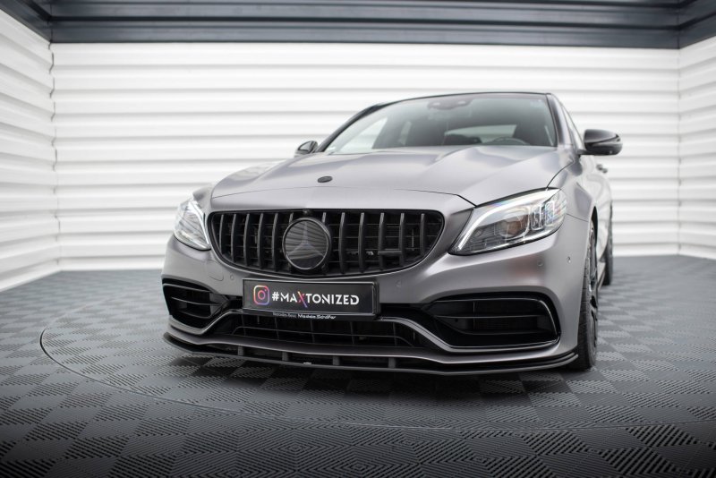 Maxton Street Pro Front Ansatz Mercedes-AMG C63 Limousine / Kombi W205 Facelift MEC205F63CNC-FD1B