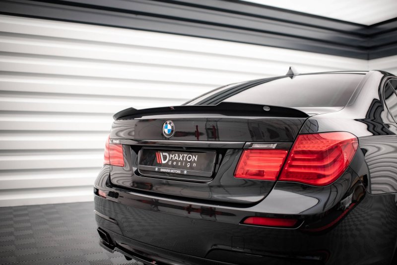 Maxton Spoiler CAP für BMW 7 M-Paket F01 schwarz Hochglanz BM-7-01-MPACK-CAP1-G