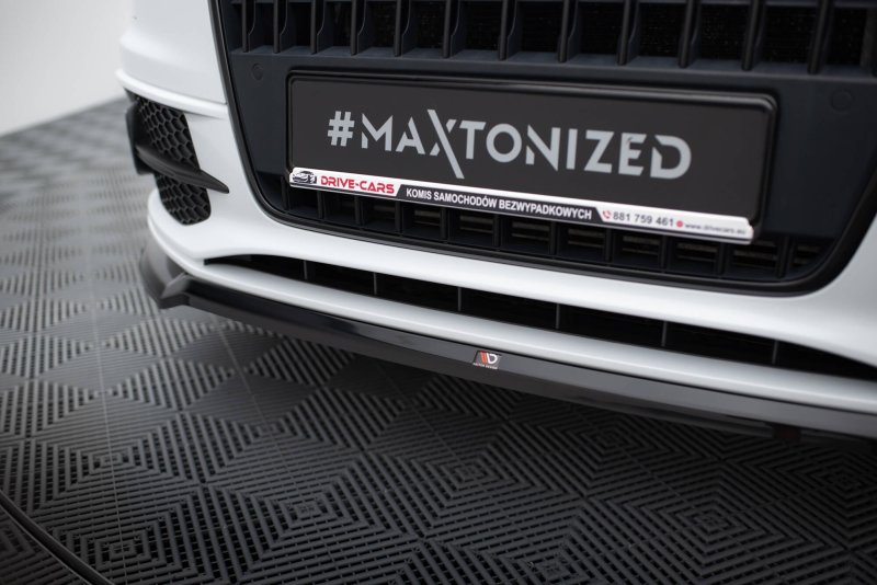 Maxton Front Ansatz V.2 Audi Q3 S-line 8U schwarz Hochglanz AU-Q3-1-SLINE-SB-FD2-G