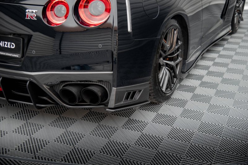 Maxton Street Pro Heck Ansatz Flaps Diffusor Nissan GTR R35 Facelift NIGTR4F3CNC-RSD1BRB