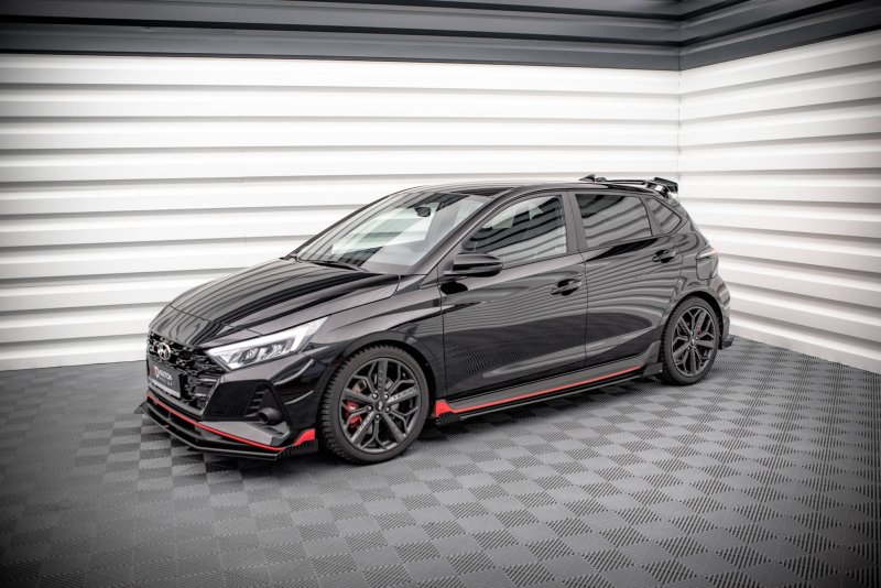 Maxton Side Flaps Hyundai I20 N Mk3 schwarz Hochglanz HYI203NCNC-SRF1-G