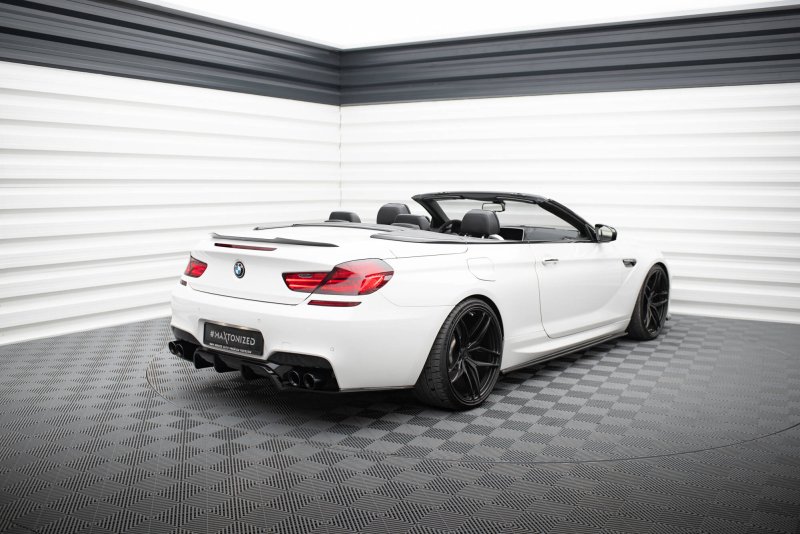 Maxton Spoiler CAP Abrisskante BMW M6 / 6 M-Paket Cabriolet F12 schwarz Hochglanz BM-6-12-M-CAP1-G