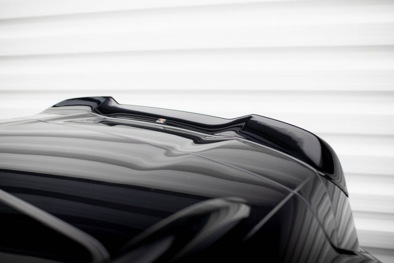 Maxton Spoiler CAP Abrisskante 3D Porsche Cayenne Mk2 Facelift schwarz Hochglanz PO-CAY-2F-CAP1-G