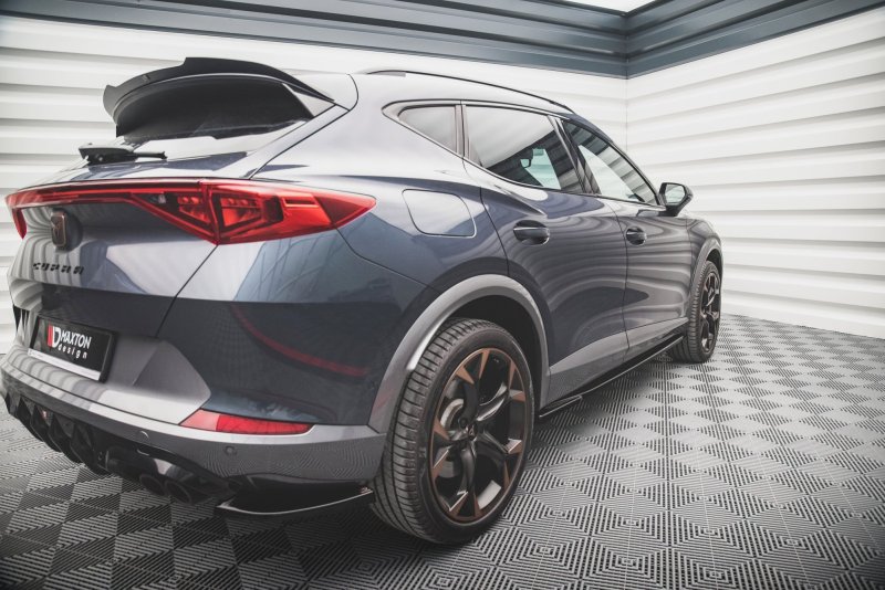 Maxton Seitenschweller Ansatz für Cupra Formentor schwarz Hochglanz CU-FO-1-SD1-G