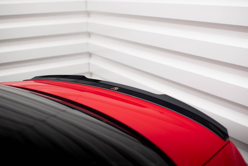 Maxton Spoiler CAP Abrisskante Audi A3 / A3 S-Line / S3 / RS3 Limousine 8V schwarz Hochglanz AU-A3-8V-S-CAP1-G