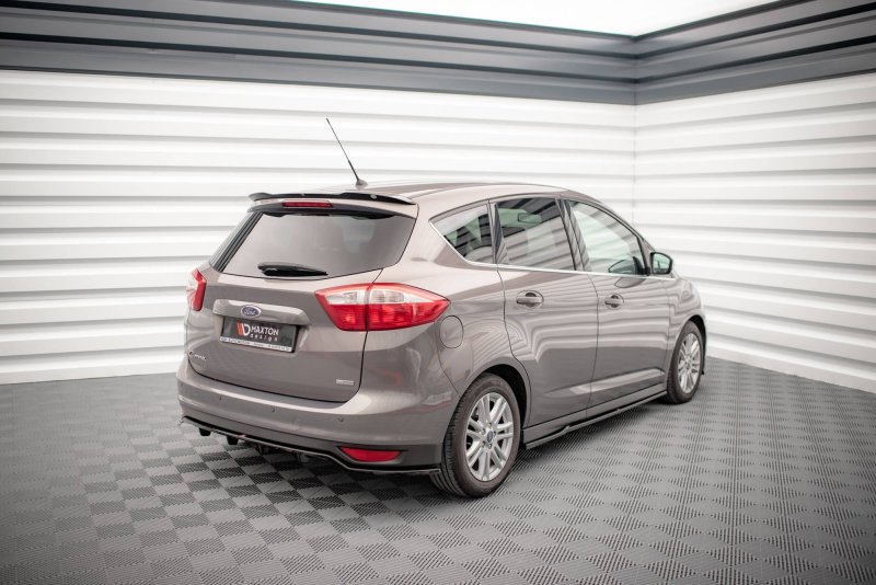 Maxton Spoiler CAP für Ford C-Max Mk2 schwarz Hochglanz FO-CMAX-2-CAP1-G