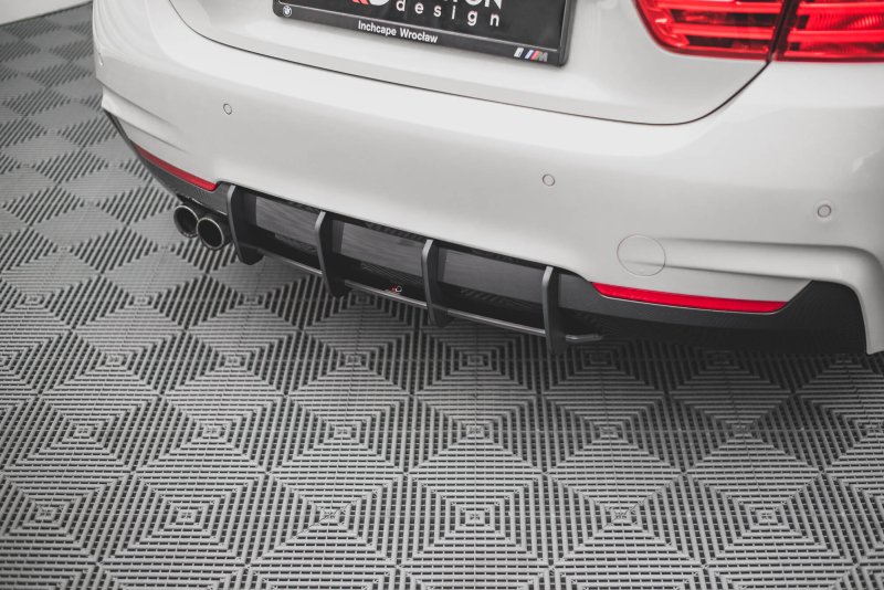 Maxton Street Pro Heckschürze V.1 BMW 4er M-Paket F32 BM4F32MPACKCNC-RS3B+BRBI