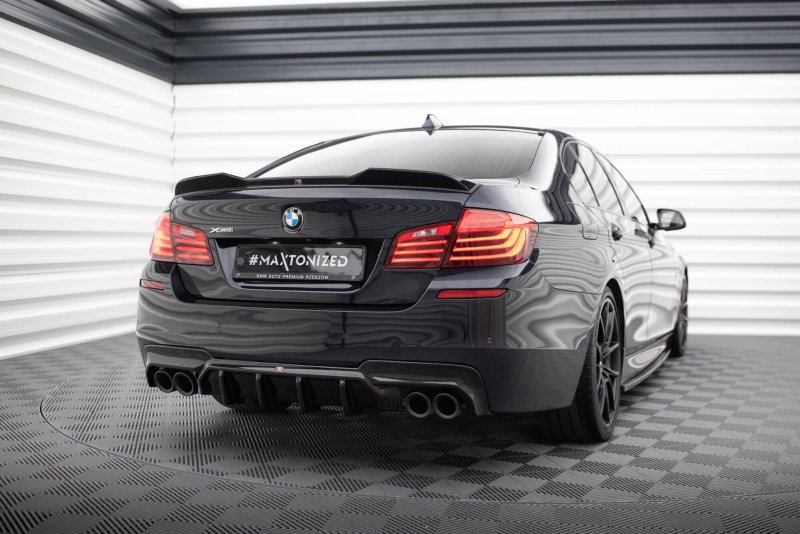 Maxton Diffusor Heck Ansatz V.2 BMW 5er M-Paket F10 / F11 (Version mit zwei Doppelauspuffanlagen) BM-5-10-MPACK-RS2GOO_OO