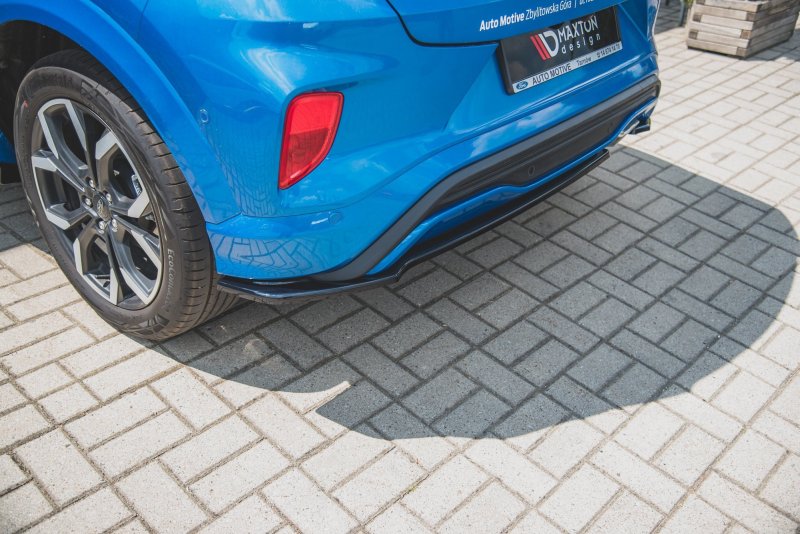 Maxton Heck Ansatz Flaps Diffusor für Ford Puma ST-Line schwarz Hochglanz FO-PU-1-STLINE-RSD1-G