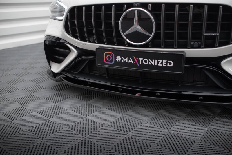 Maxton Front Ansatz V.2 Mercedes-AMG GT 43 4 Door Coupe V8 Styling Package schwarz Hochglanz ME-GT-4D-43-V8-FD2-G
