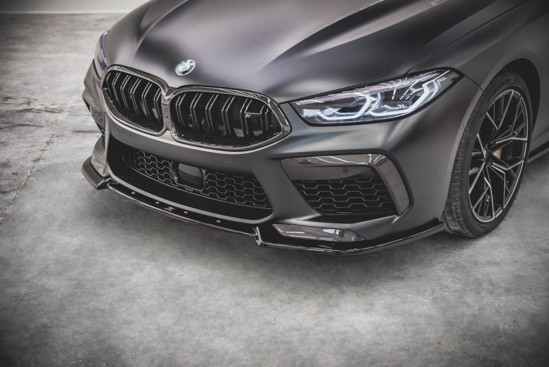 Maxton Front Ansatz V.3 für BMW M8 Gran Coupe F93 schwarz Hochglanz BM-M8-G16-FD3-G