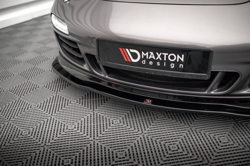 Maxton Front Ansatz V.1 für Porsche 911 Carrera GTS 997 Facelift schwarz Hochglanz PO-911-997F-CA-GTS-FD1G+FD1R-G