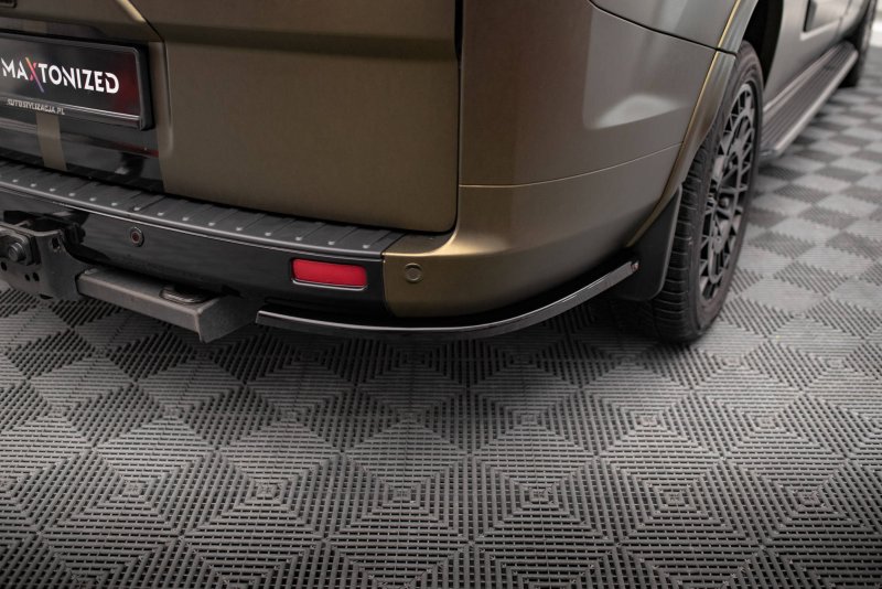Maxton Heck Ansatz Flaps Diffusor für Ford Tourneo Custom Mk1 Facelift schwarz Hochglanz FO-TOC-1F-RSD1-G