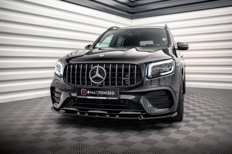 Maxton Front Ansatz V.1 für Mercedes-AMG GLB 35 X247 schwarz Hochglanz ME-GLB-35-247-FD1-G