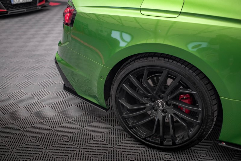 Maxton Street Pro Heck Ansatz Flaps Diffusor für Audi RS5 F5 Facelift AURS52FCNC-RSD1BRB