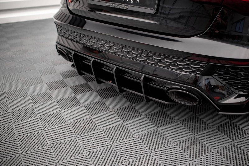 Maxton Street Pro Heckschürze für Audi RS3 Sportback 8Y AURS38YCNC-RS1BRB