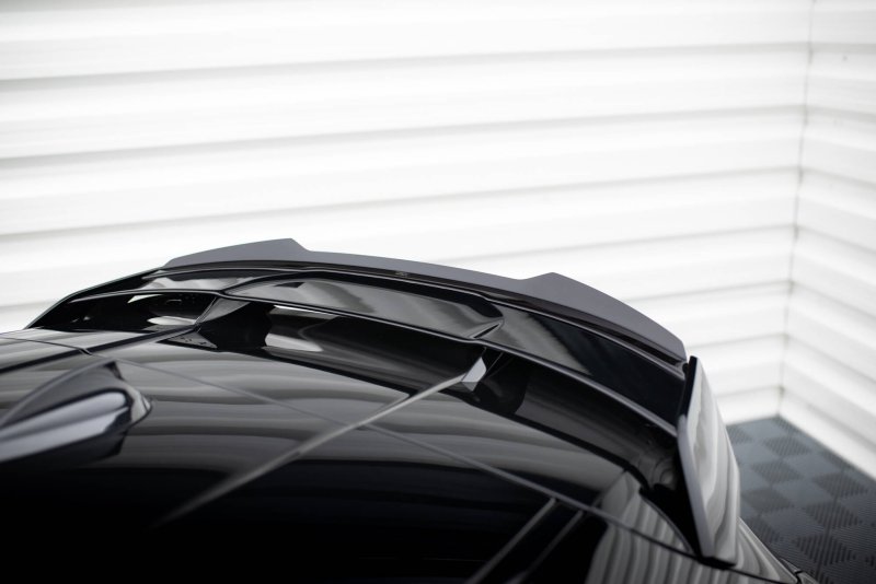 Maxton Spoiler CAP Abrisskante BMW M135i M-Performance F40 schwarz Hochglanz BM-1-40-M-MPFC-CAP1-G