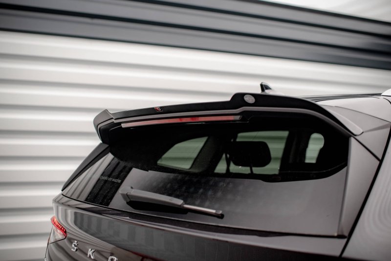 Maxton Spoiler CAP für Skoda Enyaq iV schwarz Hochglanz SK-EN-1-CAP1-G