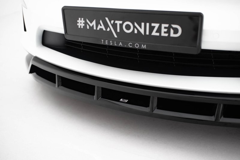 Maxton Front Ansatz V.3 Tesla Model X Mk1 Facelift schwarz Hochglanz TE-MODELX-1F-FD3G+FD3R-G