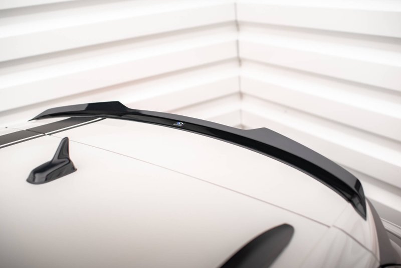 Maxton Spoiler CAP für Volkswagen T-Roc R Mk1 Facelift schwarz Hochglanz VW-T-ROC-1-R-CAP1-G