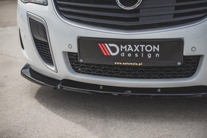 Maxton Front Ansatz V.1 für Opel Insignia Mk. 1 OPC Facelift schwarz Hochglanz OP-IS-1F-OPC-FD1-G