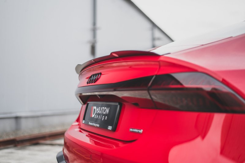 Maxton Spoiler CAP für Audi A7 C8 / C8 S-Line / S7 C8 / RS7 C8 schwarz Hochglanz AU-A7-C8-SLINE-CAP1-G