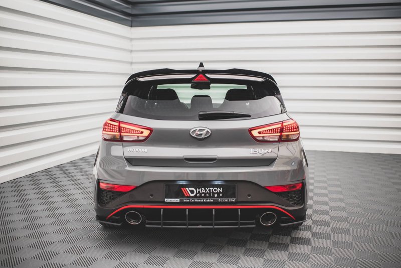 Maxton Street Pro Heck Ansatz Flaps Diffusor für Hyundai I30 N Hatchback Mk3 Facelift HYI303FNCNC-RSD1BRB