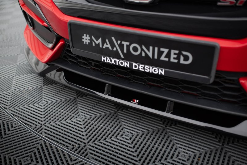 Maxton Front Ansatz Honda Civic SI Mk10 schwarz Hochglanz HO-CI-10-SI-FD1-G