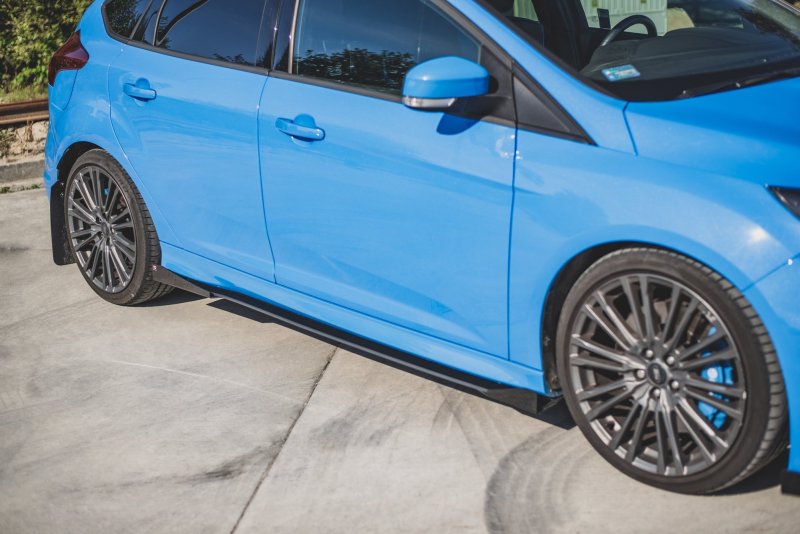 Maxton Side Flaps Ford Focus RS Mk3 schwarz Hochglanz FOFO3RSCNC-SRF1-G