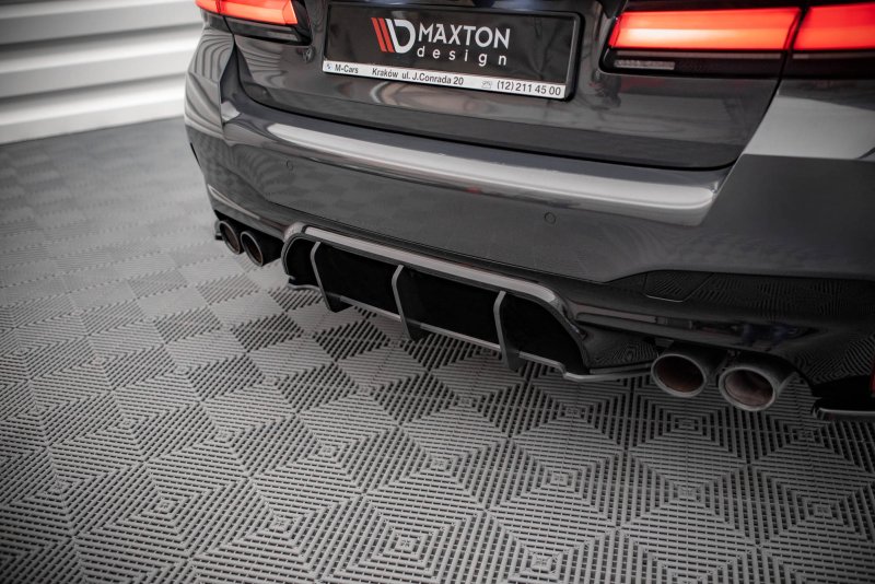 Maxton Street Pro Heckschürze für BMW M5 F90 BM590FMCNC-RS1B+BRBI