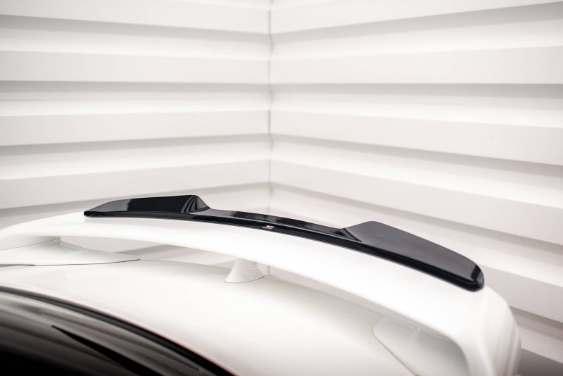 Maxton Spoiler CAP für Nissan GTR R35 Facelift schwarz Hochglanz NI-GTR-4F2-CAP1-G