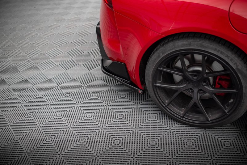 Maxton Heck Ansatz Flaps Diffusor V.3 für Toyota Supra Mk5 schwarz Hochglanz TO-SU-5-RSD3-G