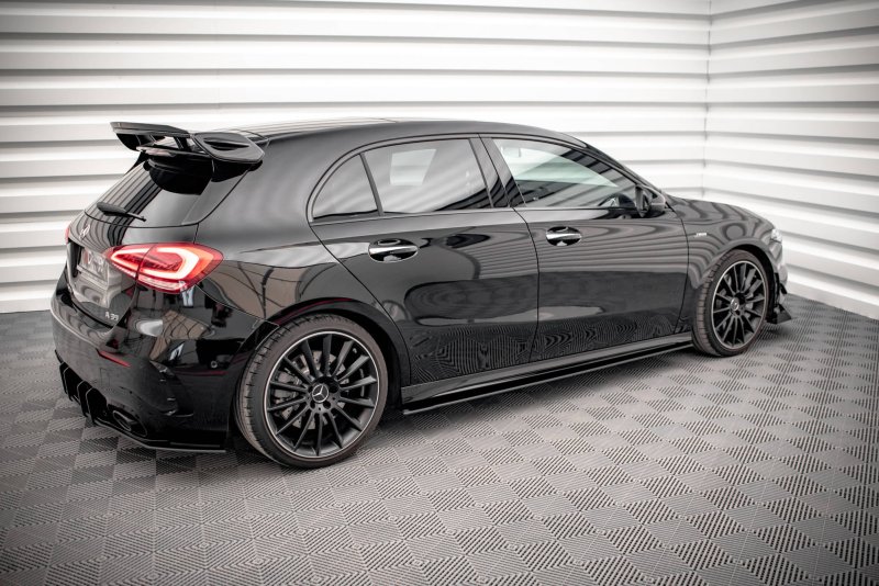 Maxton Street Pro Seitenschweller Ansatz für Mercedes A35 AMG / AMG-Line Aero Pack W177 MEA17735CNC-SD1B