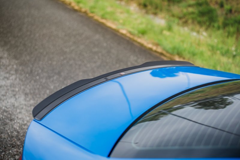 Maxton Spoiler CAP für Audi A4 / A4 S-Line B8 / B8 FL Limousine schwarz Hochglanz AU-A4-B8-CAP1-G