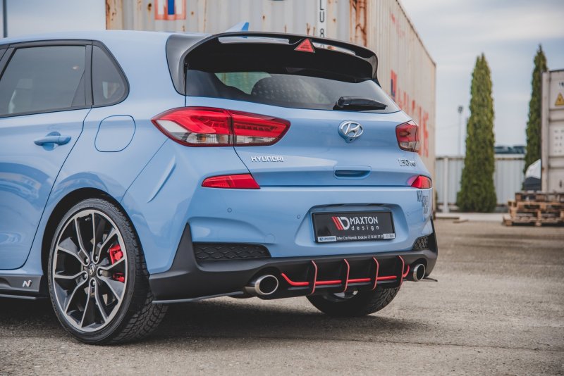 Maxton Racing Heckschürze V.1 für Hyundai I30 N Mk3 Hatchback HYI303NCNC-RS2B