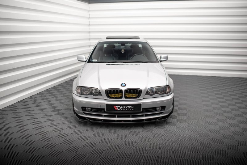Maxton Front Ansatz V.1 BMW 3er Coupe E46 schwarz Hochglanz BM-3-46-C-FD1-G