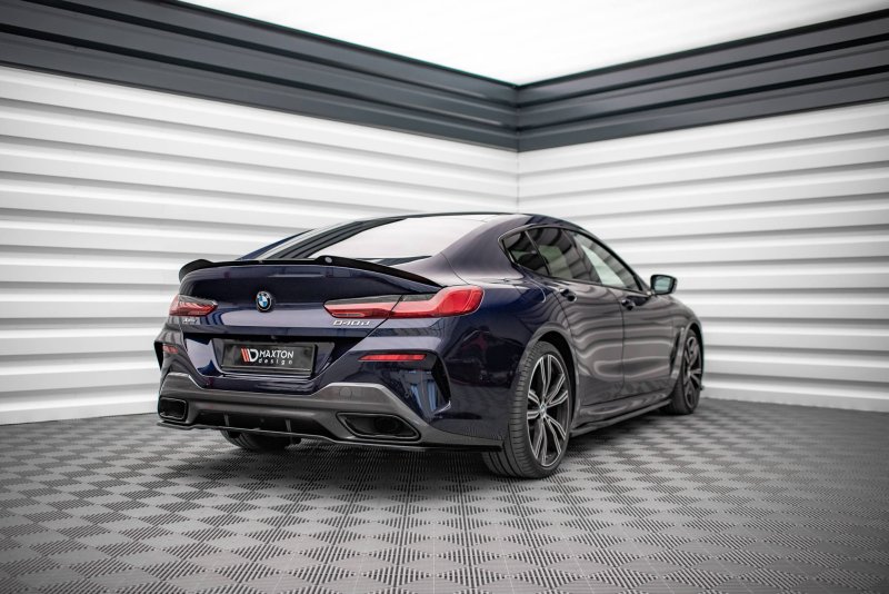 Maxton Spoiler CAP für BMW 8 Gran Coupe M-Paket G16 schwarz Hochglanz BM-M850-G16-GC-CAP1-G