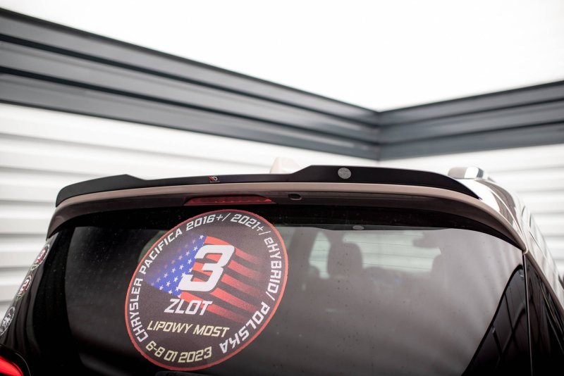 Maxton Spoiler CAP für Chrysler Pacifica Mk2 schwarz Hochglanz CHR-PA-2-CAP1-G
