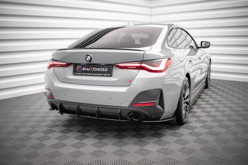 Maxton Street Pro Heckschürze für BMW 4er Gran Coupe M-Paket G26 BM4G26MPACKGCCNC-RS1BRB