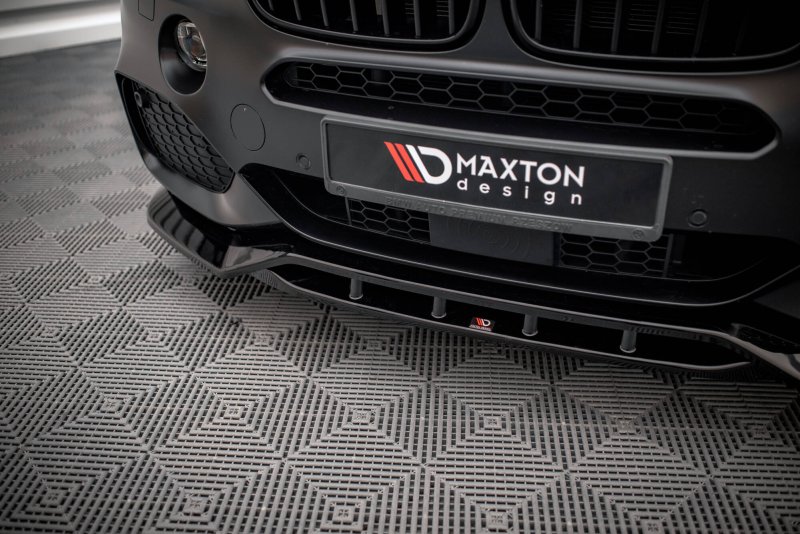 Maxton Front Ansatz V.2 BMW X5 M-Paket F15 schwarz Hochglanz BM-X5-15-M-FD2G+FD2R-G