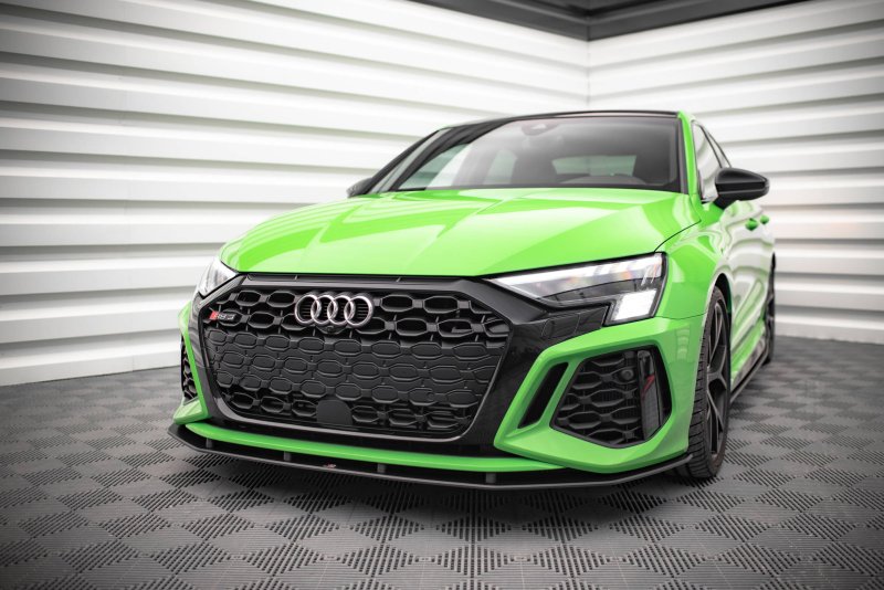 Maxton Street Pro Front Ansatz für für Audi RS3 8Y AURS38YCNC-FD1BRB