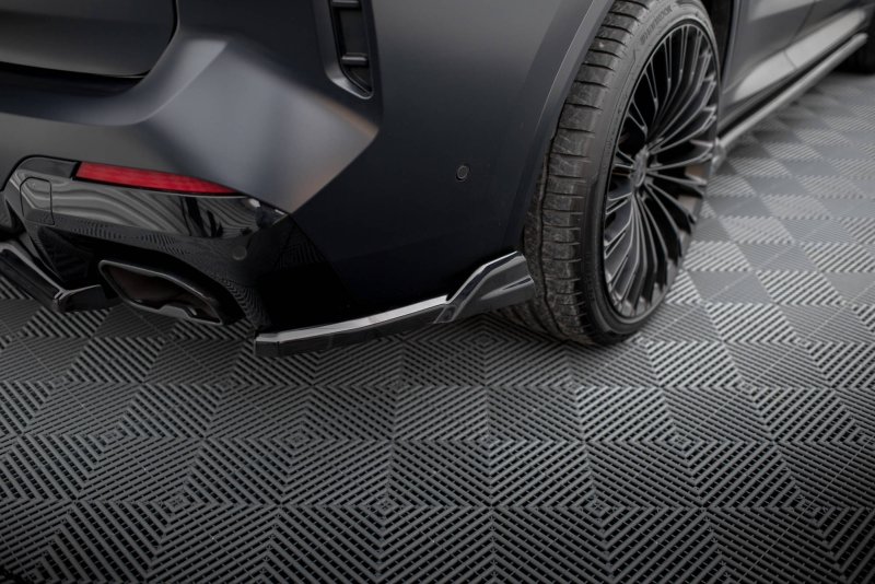 Maxton Heck Ansatz Flaps Diffusor für BMW X3 M-Paket G01 Facelift schwarz Hochglanz BM-X3-01F-MPACK-RSD1-G
