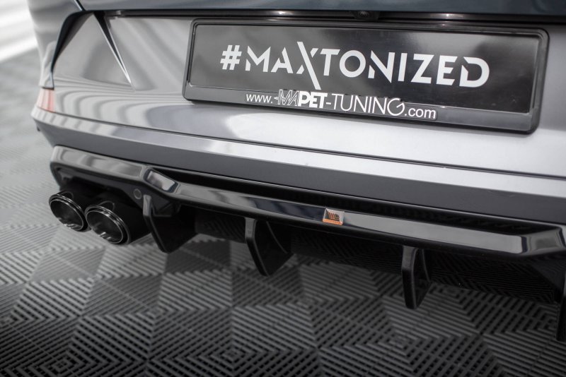 Maxton Diffusor Heck Ansatz V.3 + Auspuff Endrohre Cupra Formentor VZ Mk1 CU-FO-1-RS3G+RS3RG+EXTENSION