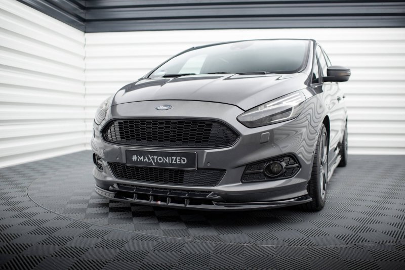 Maxton Front Ansatz Ford S-Max ST-Line Mk2 schwarz Hochglanz FO-SMAX-2-STLINE-FD1-G