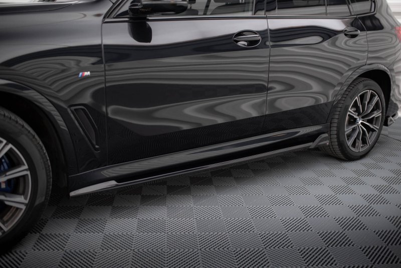 Maxton Seitenschweller Ansatz V.2 BMW X5 M-Paket G05 schwarz Hochglanz BM-X5-05-MPACK-SD2-G