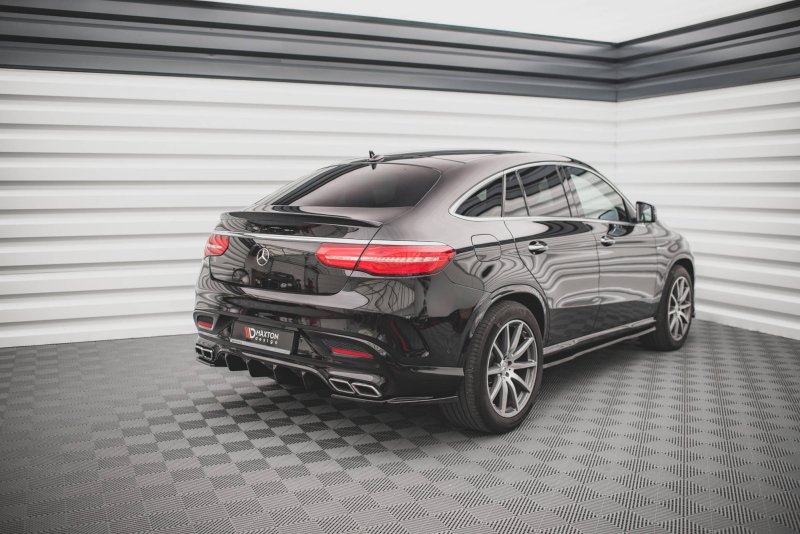 Maxton Heck Ansatz Flaps Diffusor V.1 für Mercedes-Benz GLE Coupe 63 AMG C292 schwarz Hochglanz ME-GLE-C292-AMG-RSD1-G