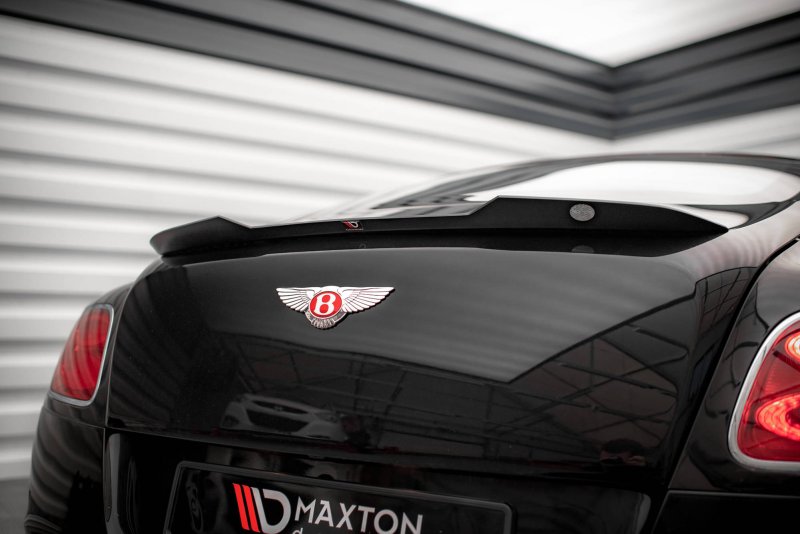 Maxton Spoiler CAP für Bentley Continental GT V8 S Mk2 schwarz Hochglanz BE-CO-GT-1F-CAP1-G