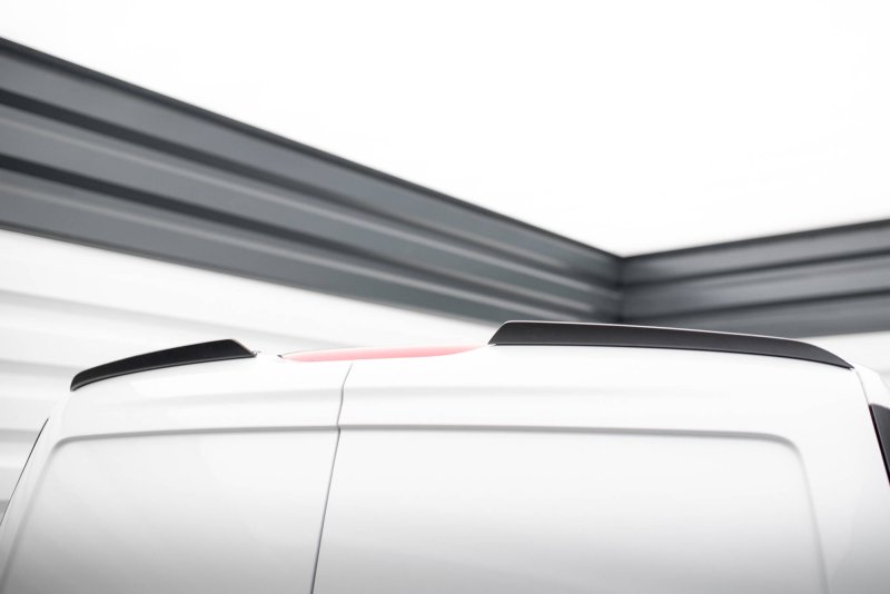 Maxton Spoiler CAP Abrisskante Ford Transit Connect Mk2 Facelift schwarz Hochglanz FO-TR-CON-3-CAP1-G