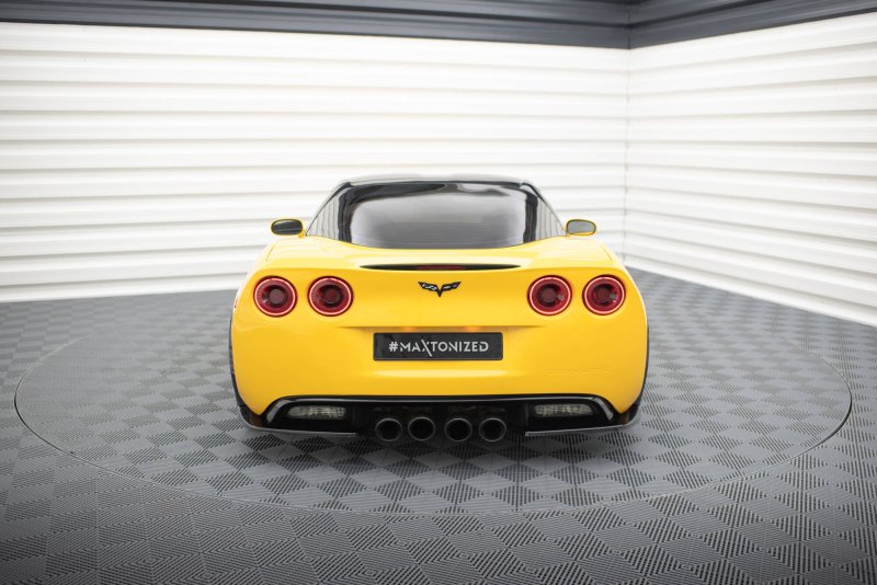 Maxton Heck Ansatz Flaps Diffusor Chevrolet Corvette C6 schwarz Hochglanz CH-CO-C6-RSD1-G